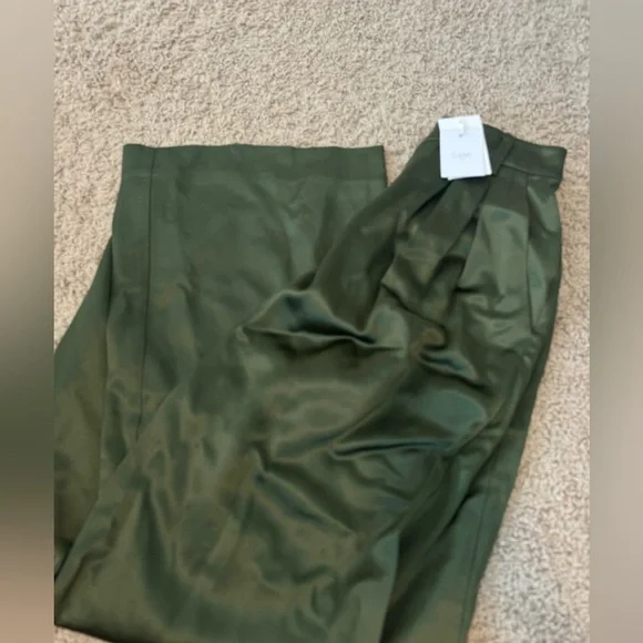 REVOLVE Cami Nyc Womens Davina Wide Leg Pant ROSEMARY SIZE 4 - Picture 8 of 8